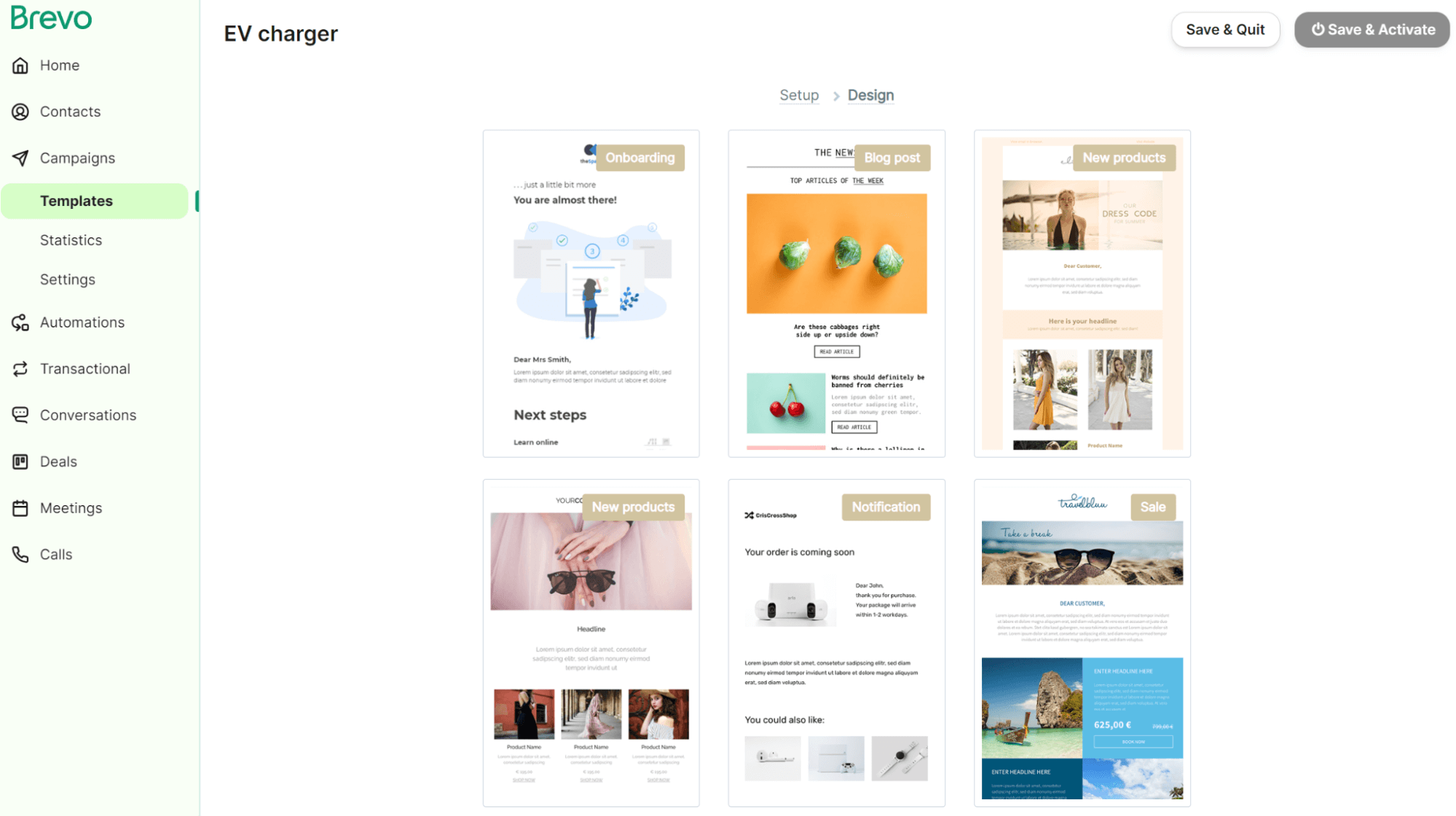 Brevo templates