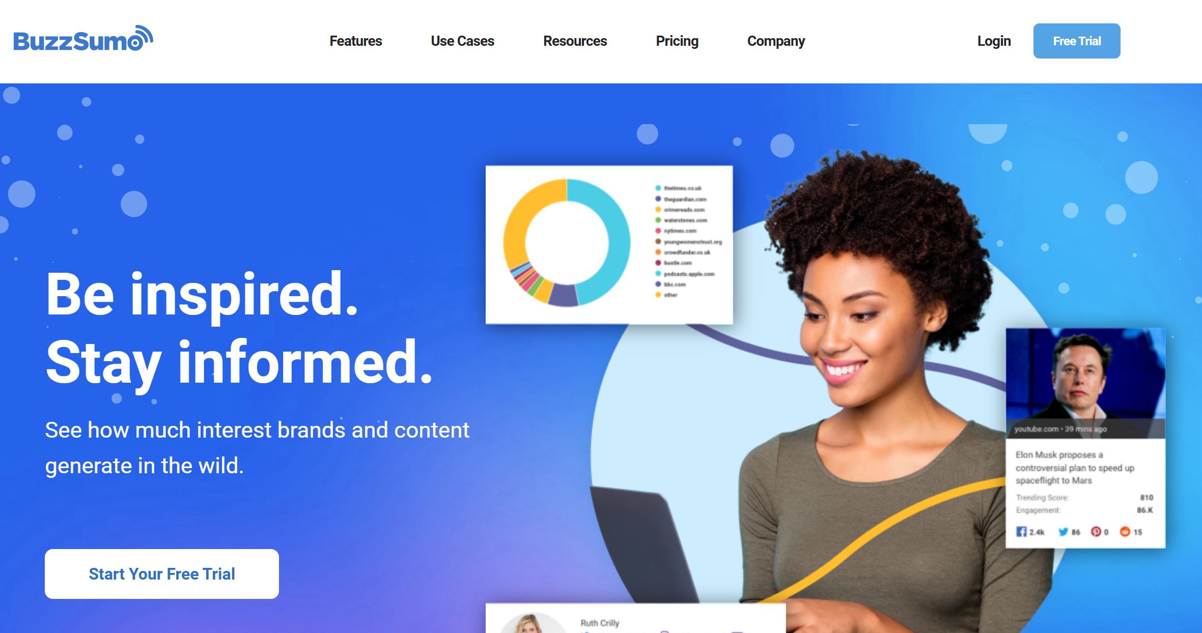 buzzsumo homepage