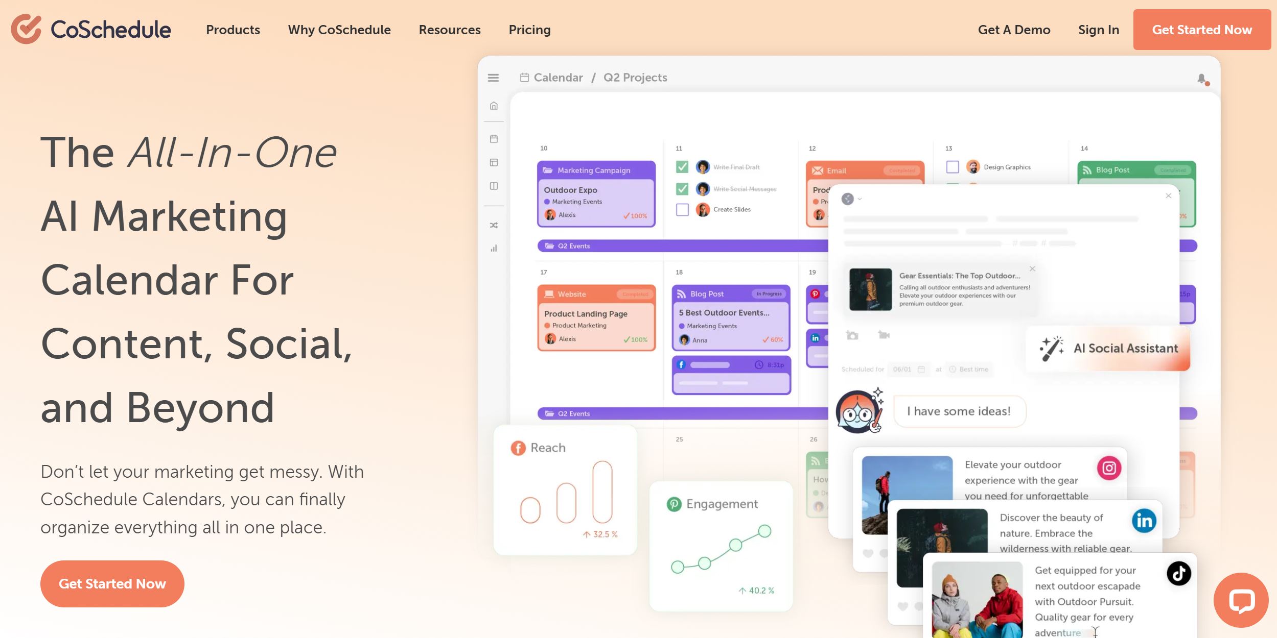 CoSchedule homepage