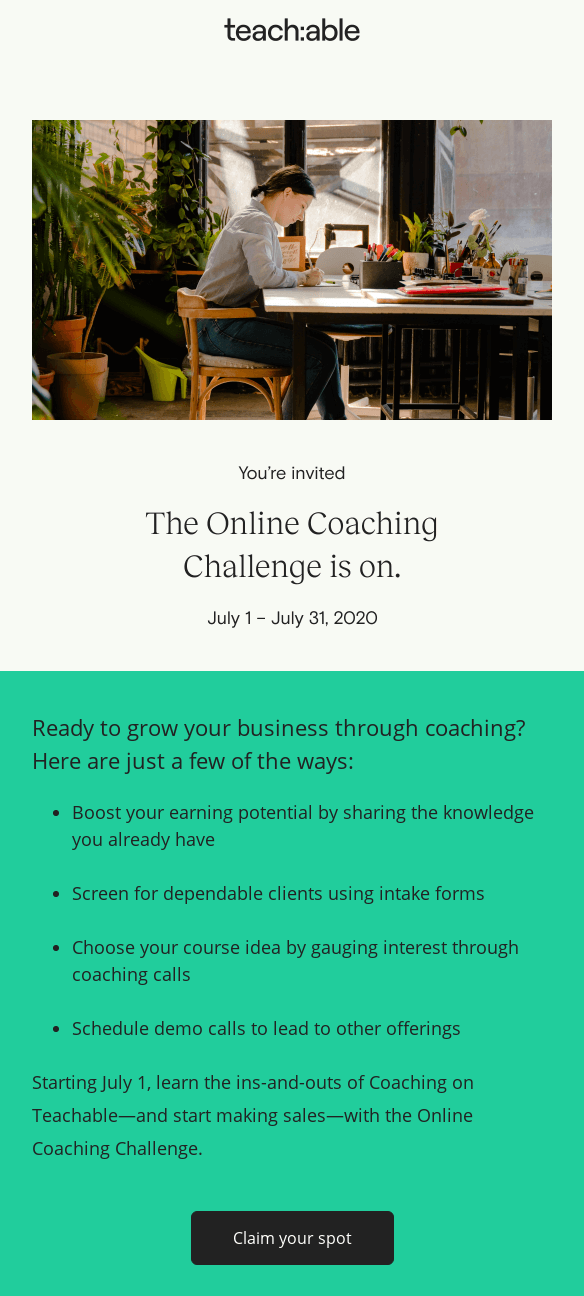 webinar invitation email: eduucational webinar invite
