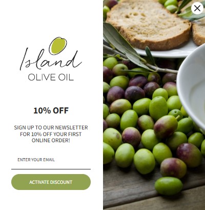 island olive oild company popup