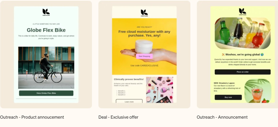 klaviyo templates