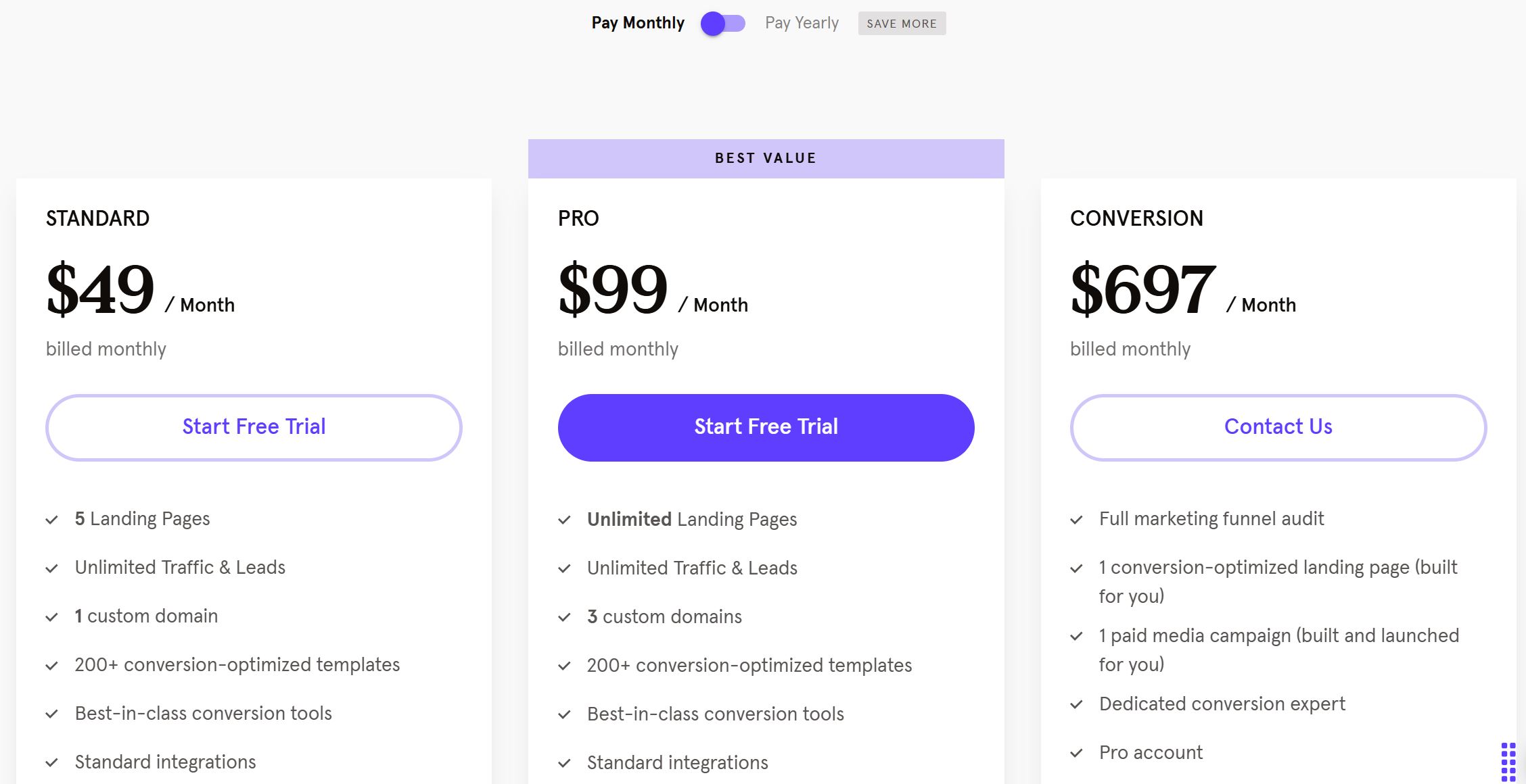 leadpages pricing