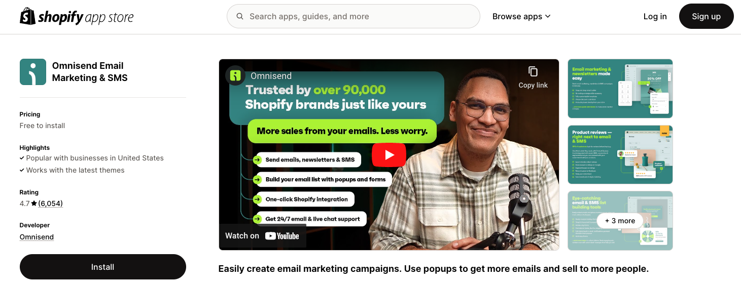 Best email marketing for Shopify: Omnisend