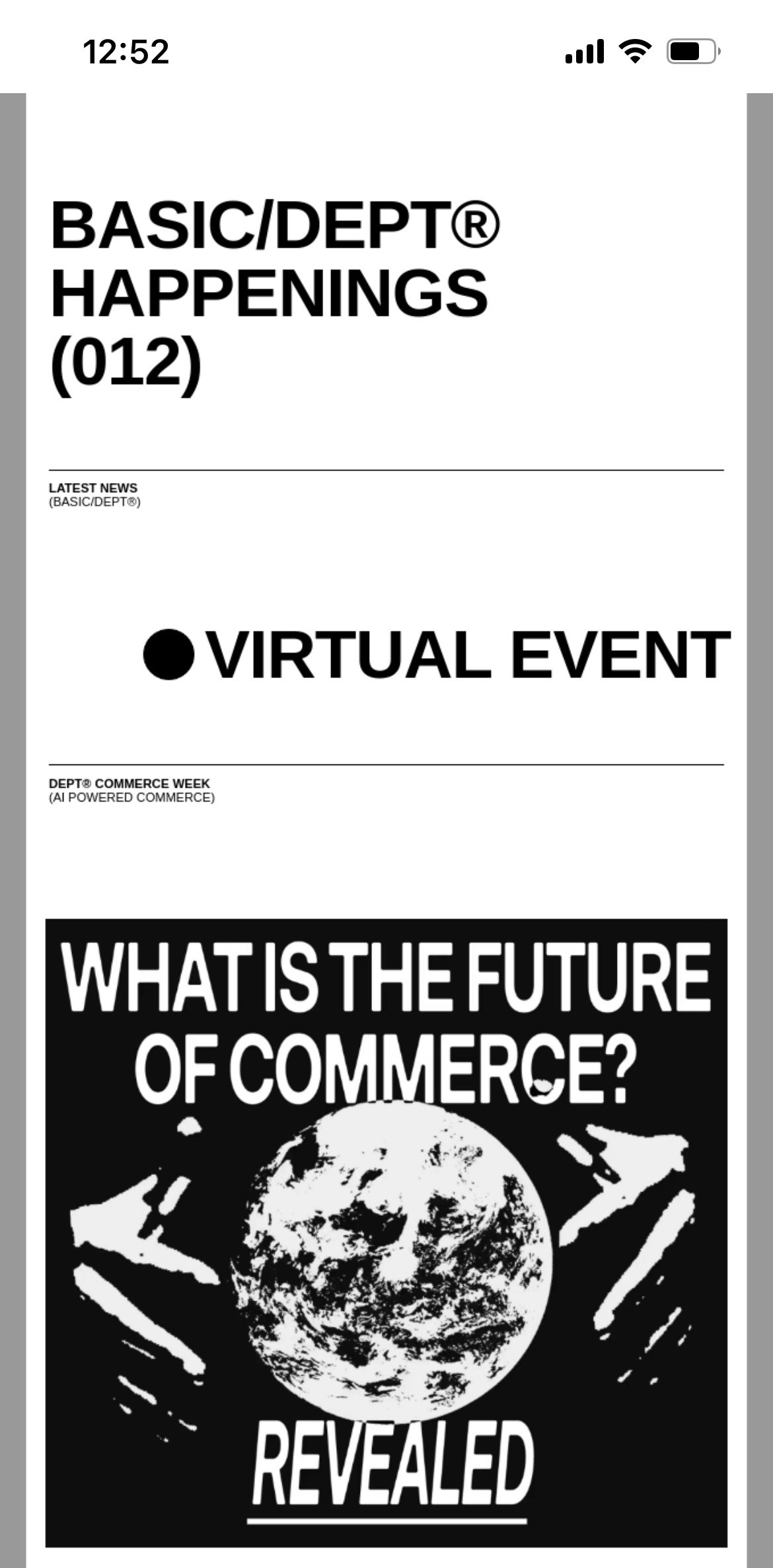 webinar invitation email: mobile friendly design