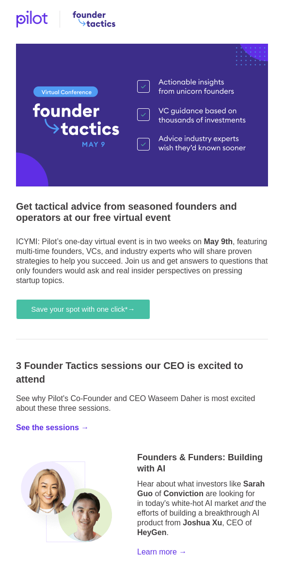 webinar invitation email: panel discussion
