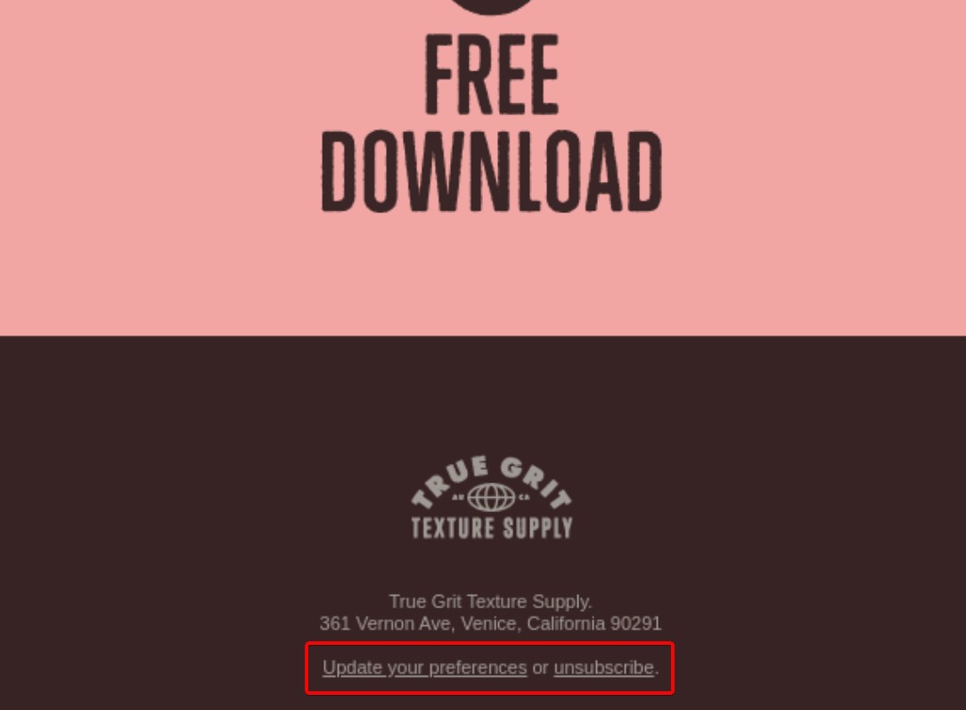 unsubscribe