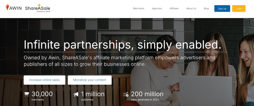how to monetize wordpress: awin shareasale