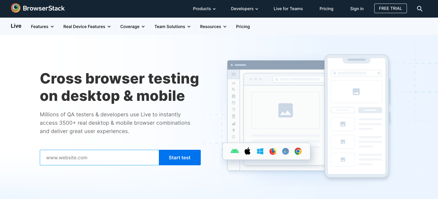 wordpress launch checklist: browserstack