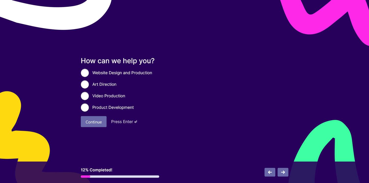 Conversational form add-on
