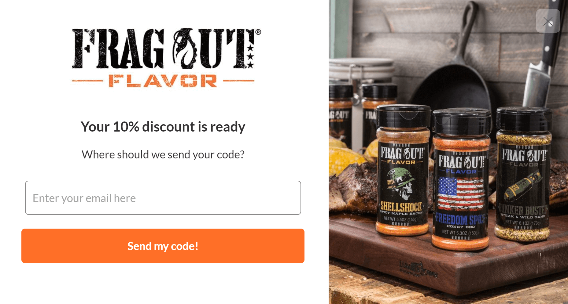 frag out flavor popup