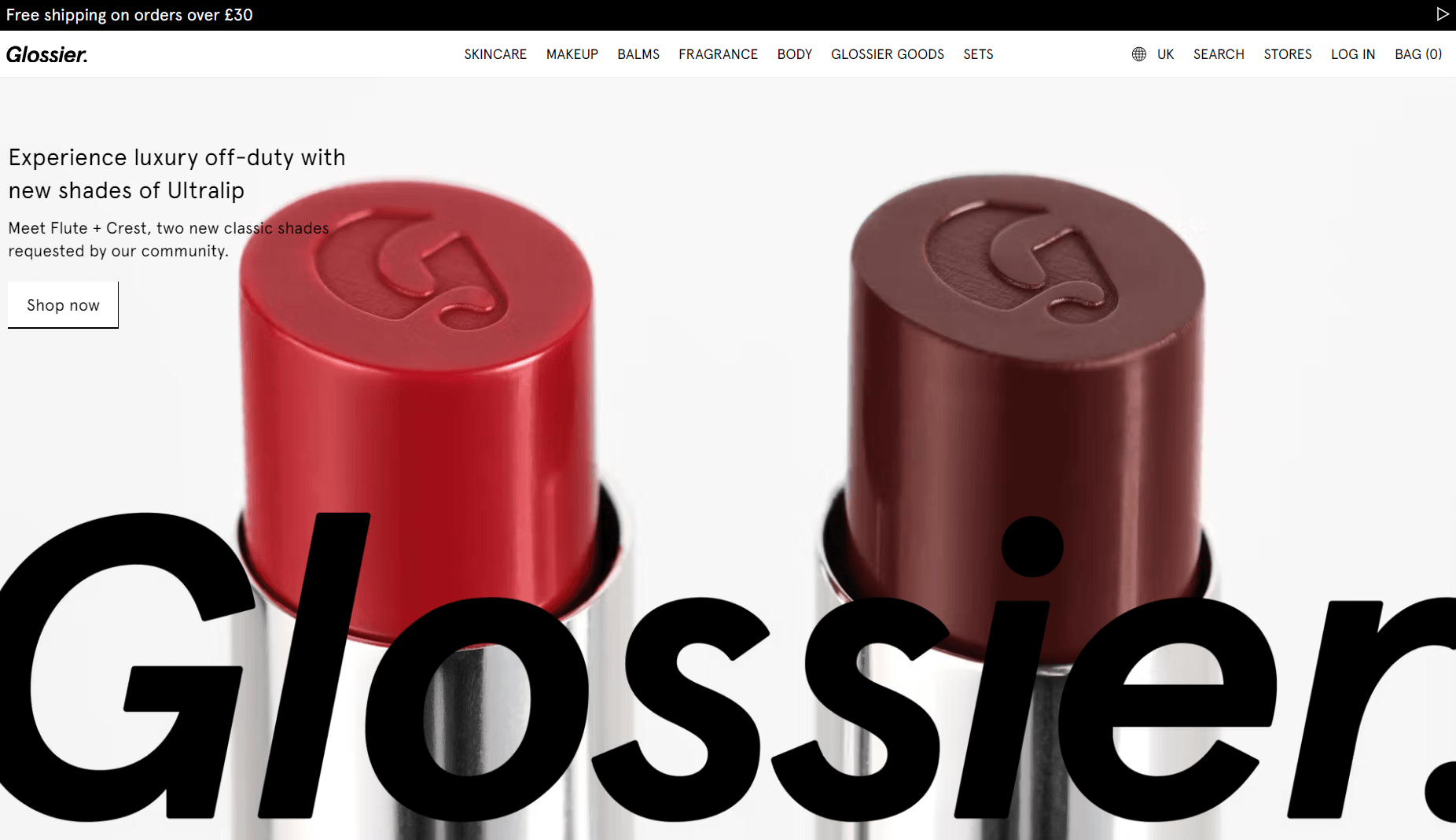 glossier