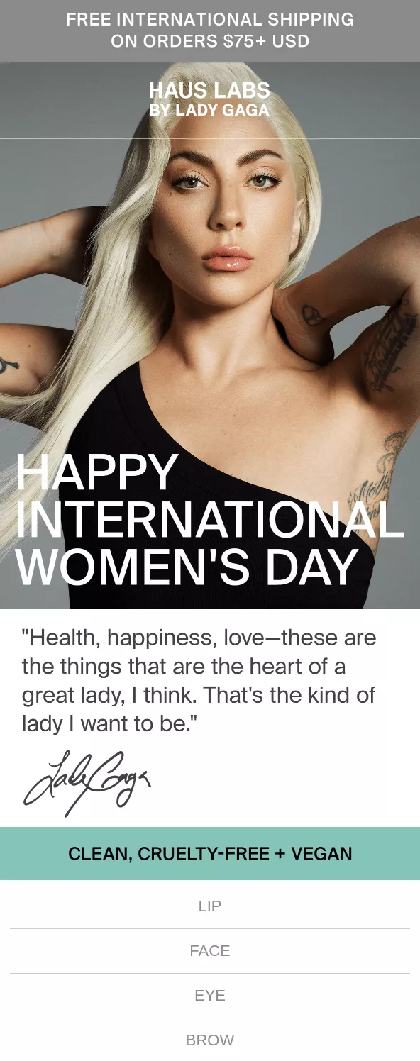 march newsletter idea: international women's day