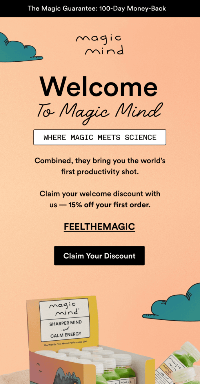 lead nurturing examples: magic mind