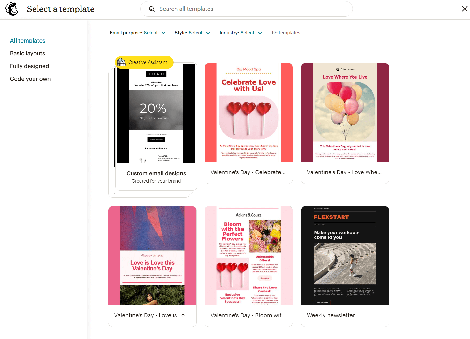 getresponse vs. mailchimp: mailchimp templates