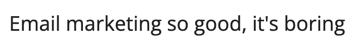 best font for email: open sans