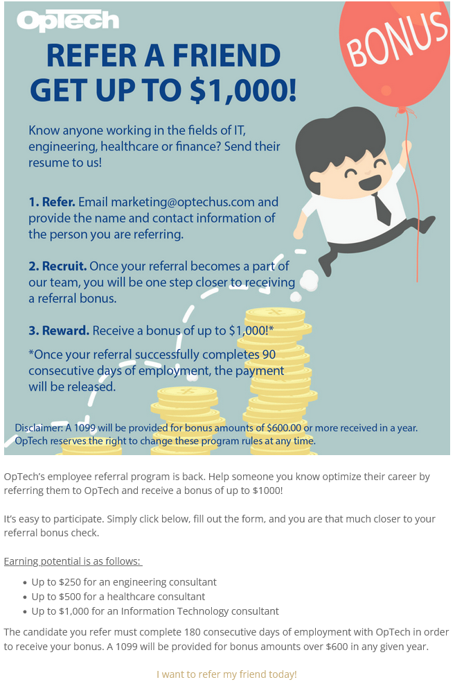 referral email subject line example from
optech