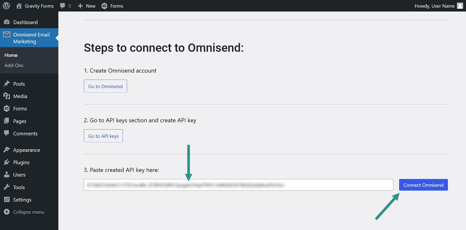 Connect to Omnisend