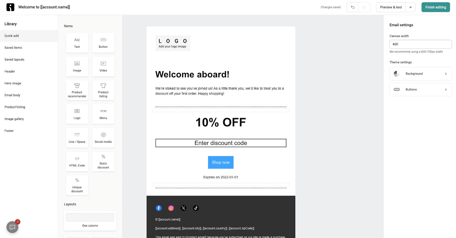 personalize email content