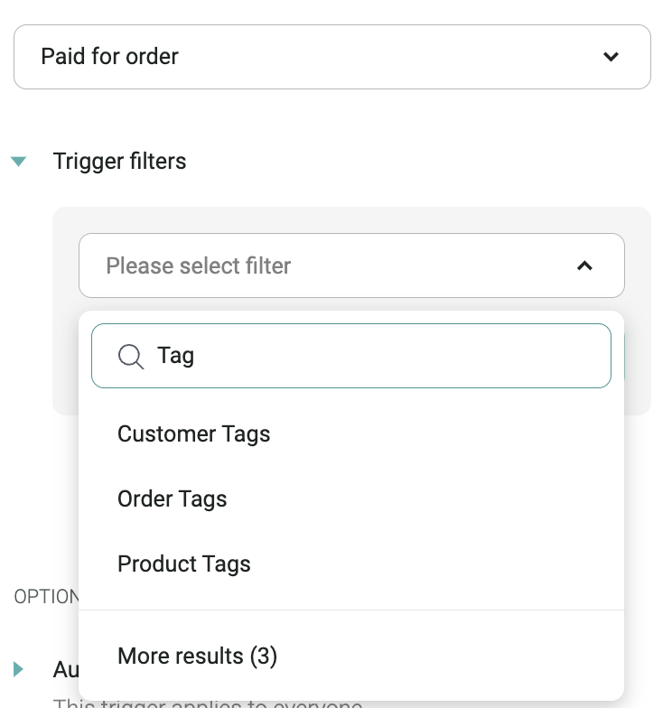 trigger filters