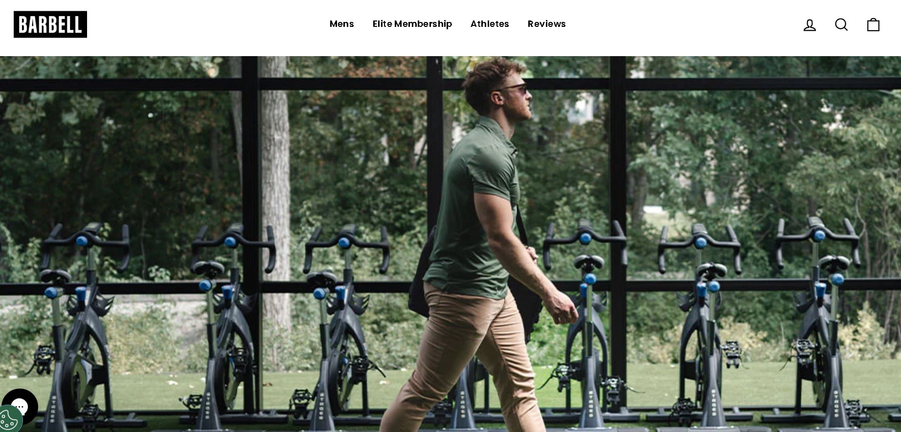 Barbell Apparel homepage