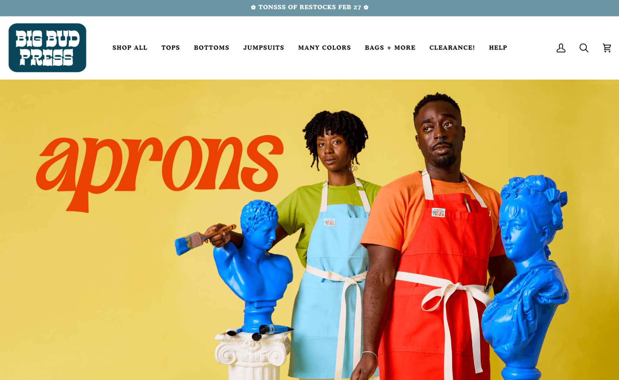 Big Bud Press homepage