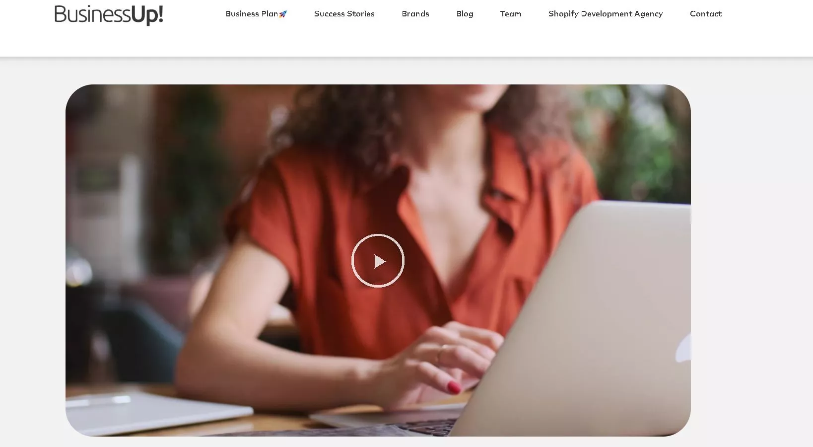 BusinessUp agency homepage