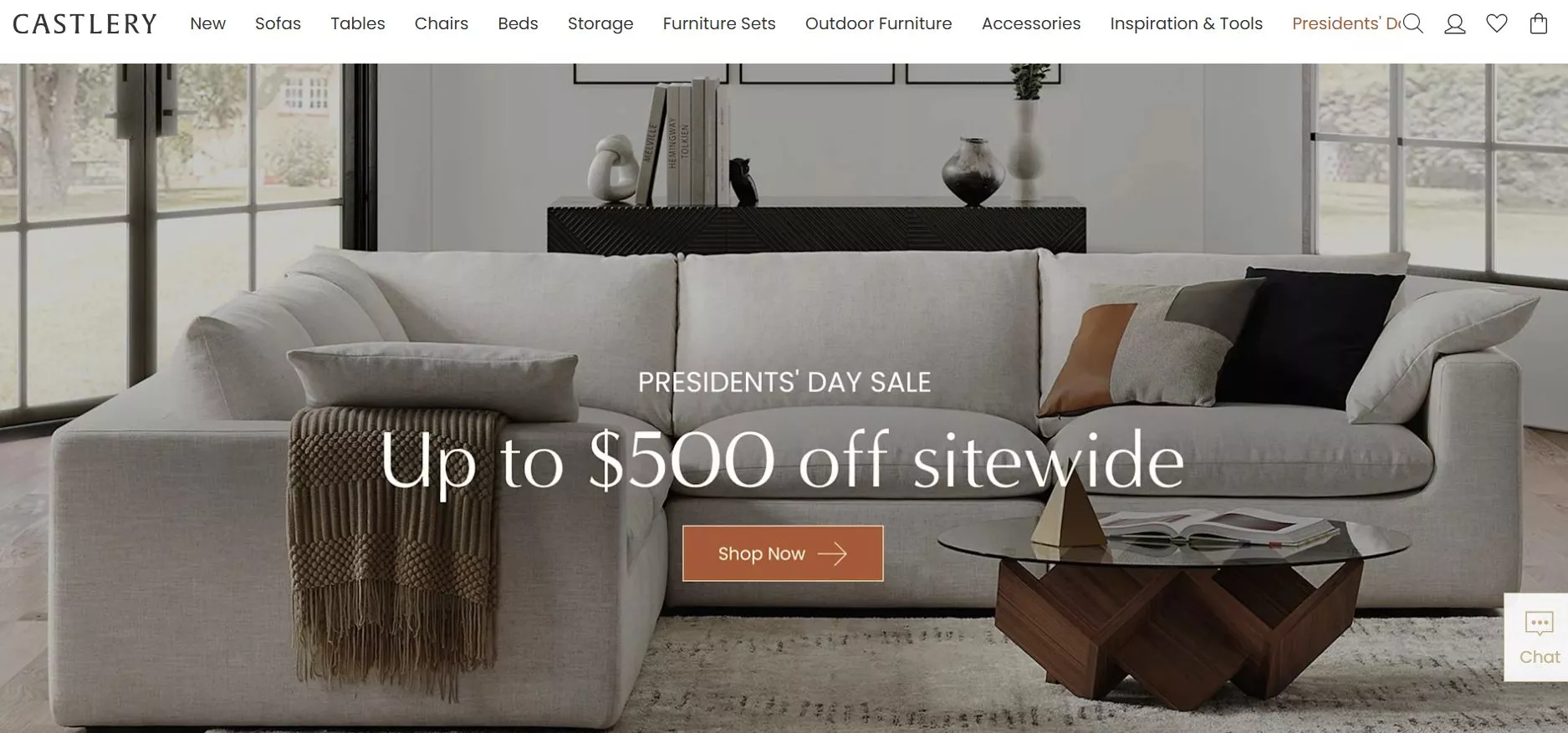 Castlery homepage