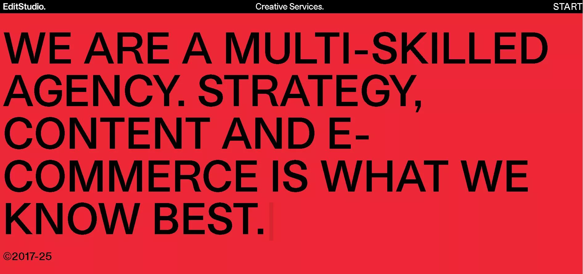 EditStudio agency homepage