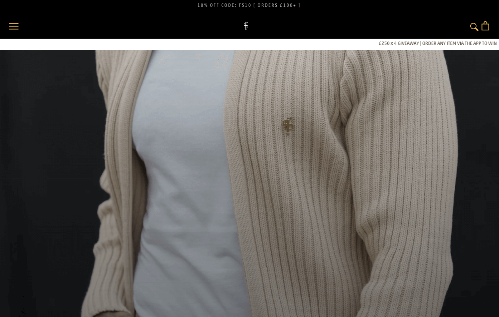 Father Sons Clothing homepage