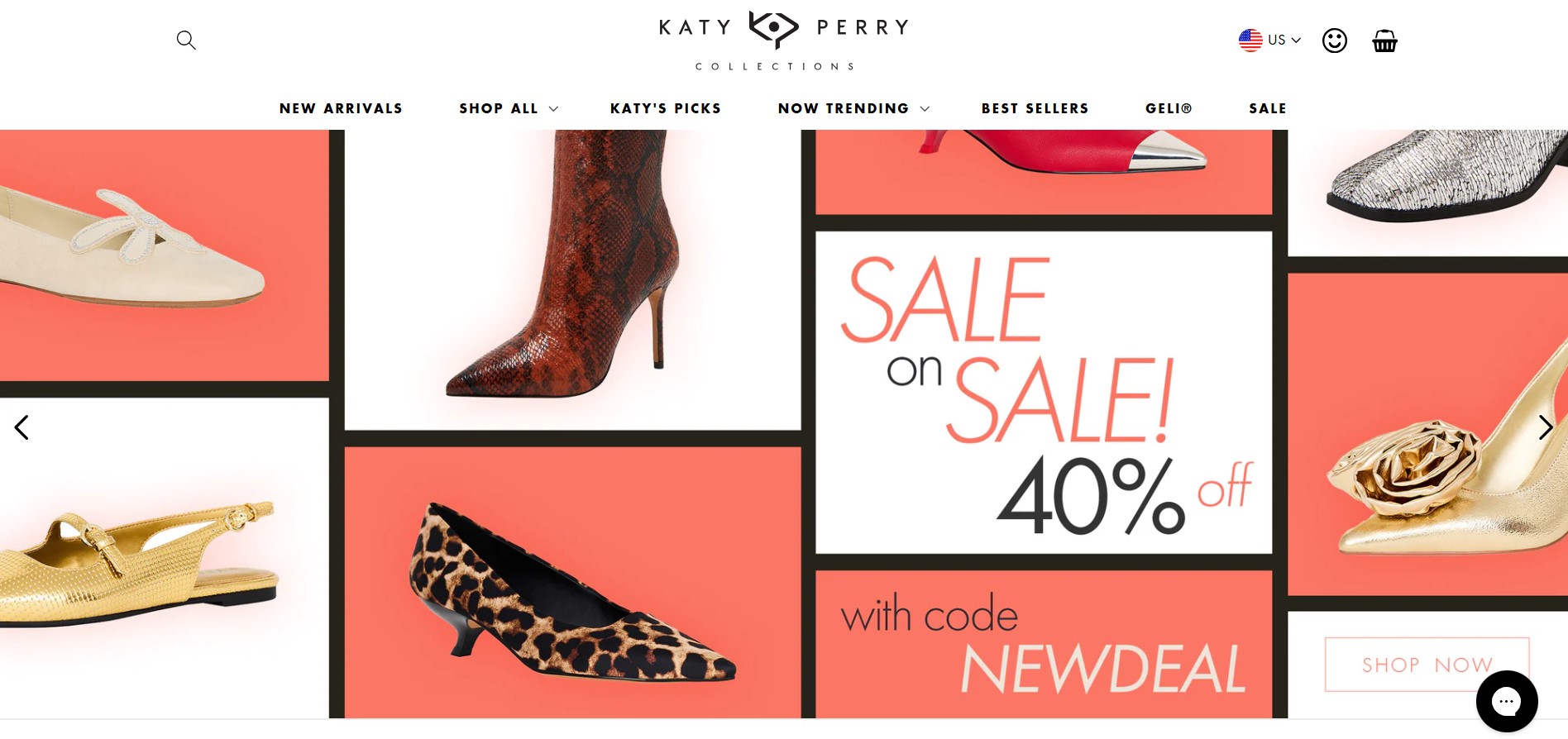 Katy Perry Collections homepage