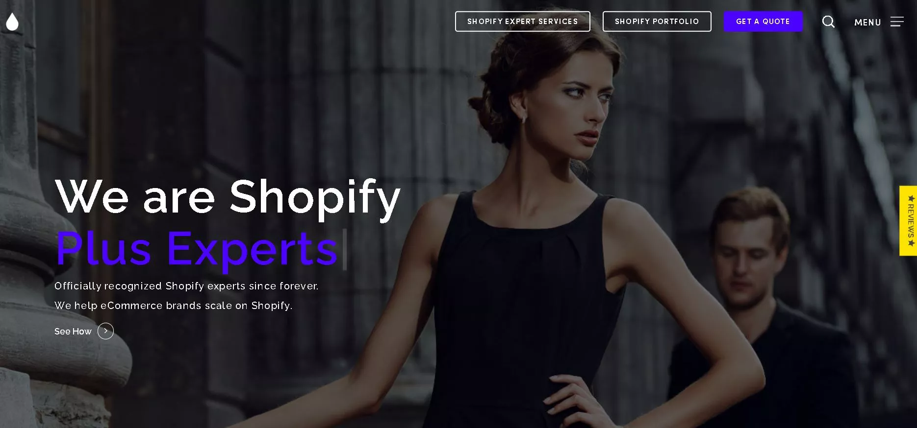 Liquify Design agency homepage