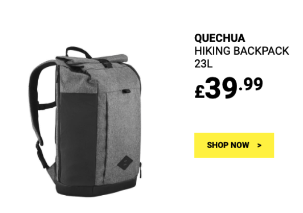 Price example from Decathlon in UK email