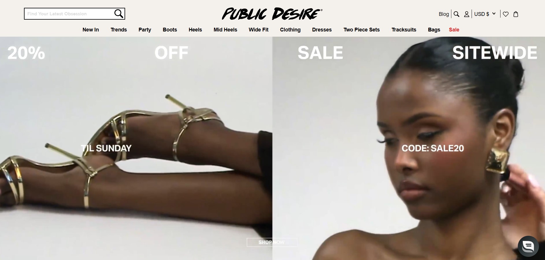Public Desire homepage