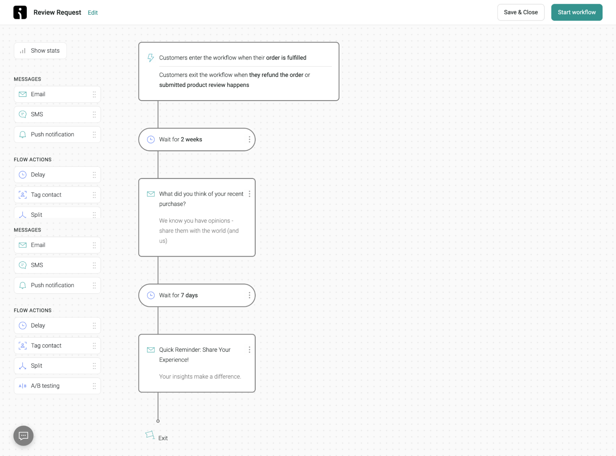 Review request automation