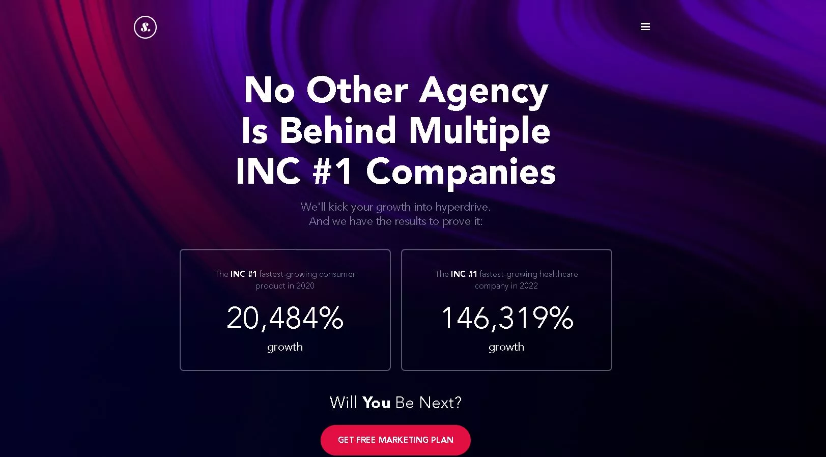 Sweat Pants Agency homepage
