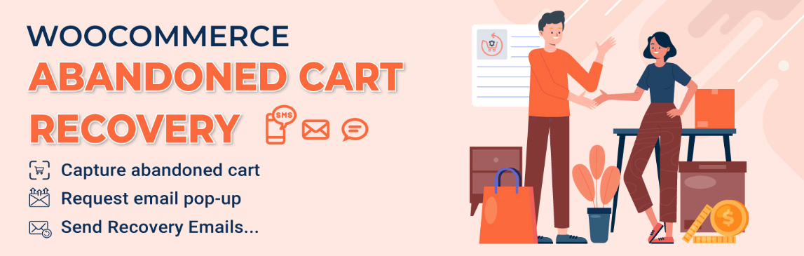 WooCommerce Abandoned cart recovery plugin page