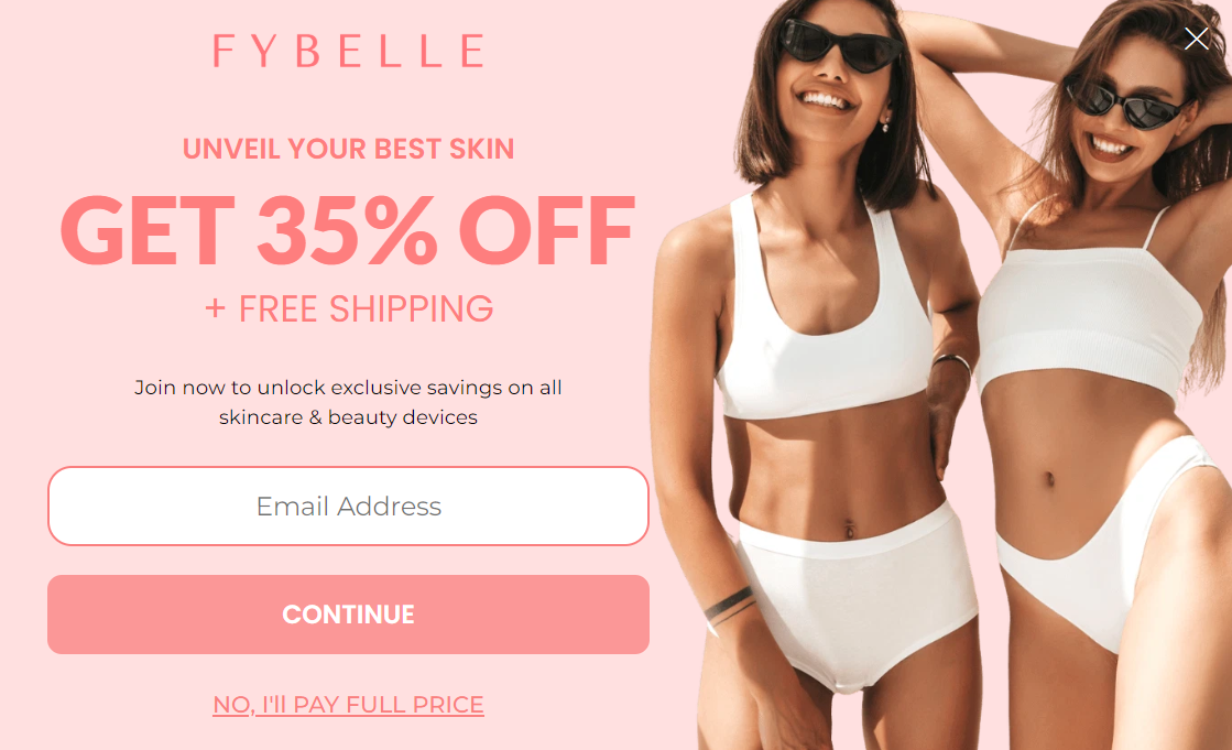 Fybelle popup