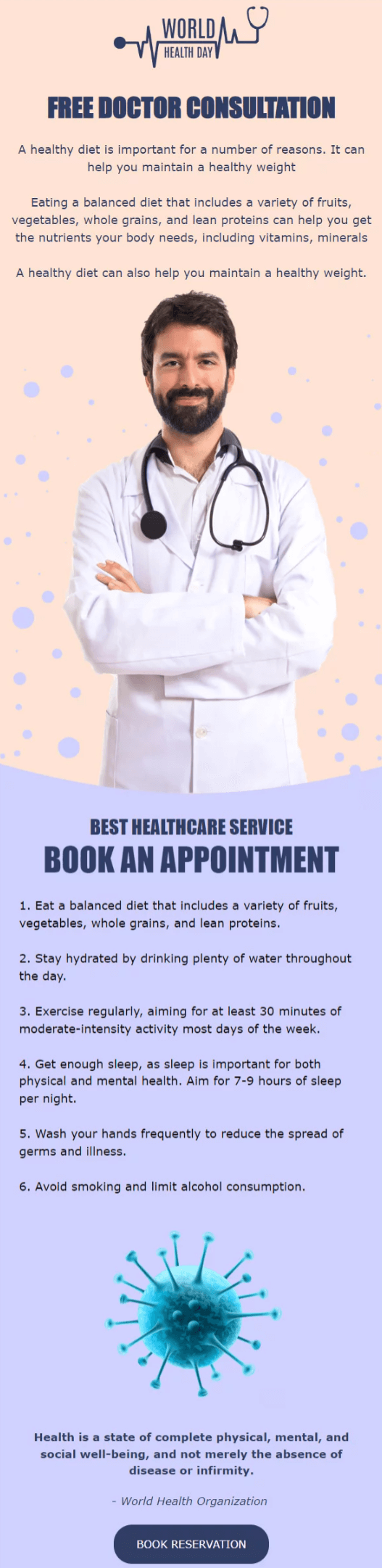 Wellness program promotional template