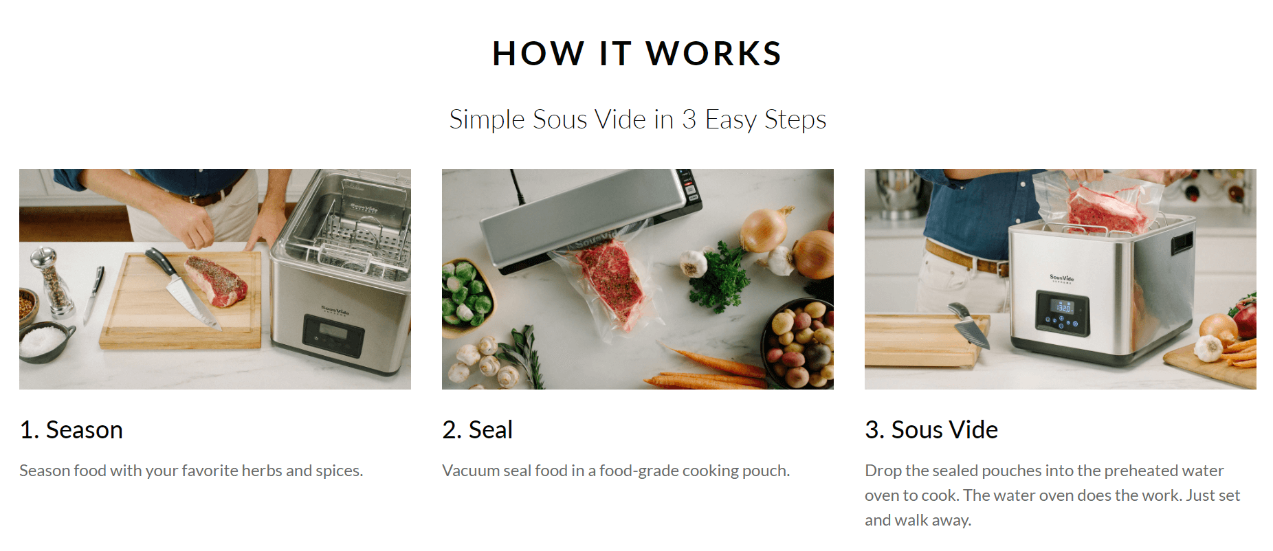 SousVide Supreme guides