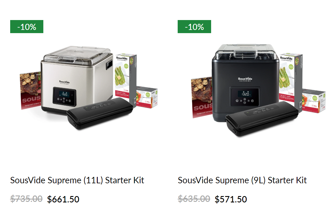 SousVide Supreme products