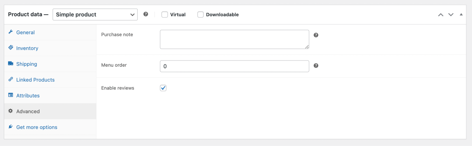 Adding a purchase note