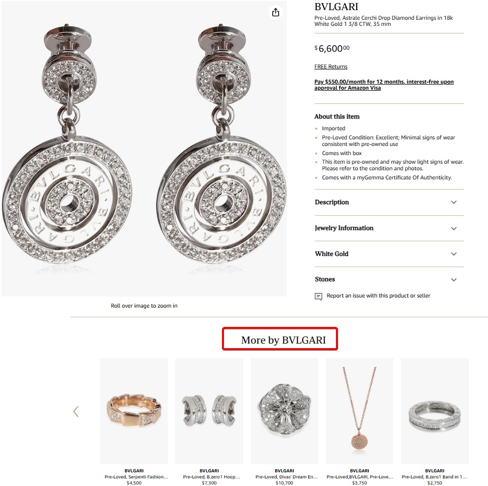 Bulgari suggested products