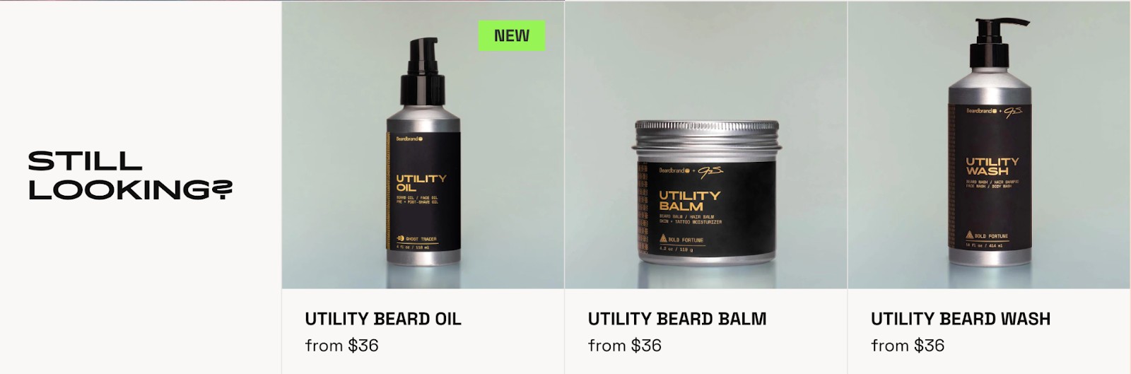 Related items category in Beardbrand
