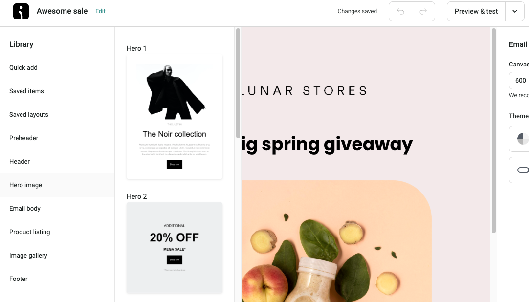 Adding additional components to emails