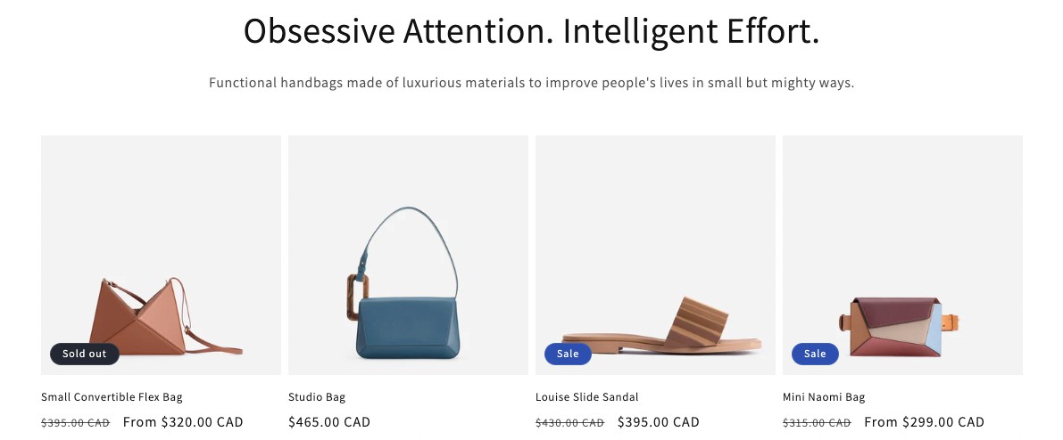 Featured product section in Dawn theme