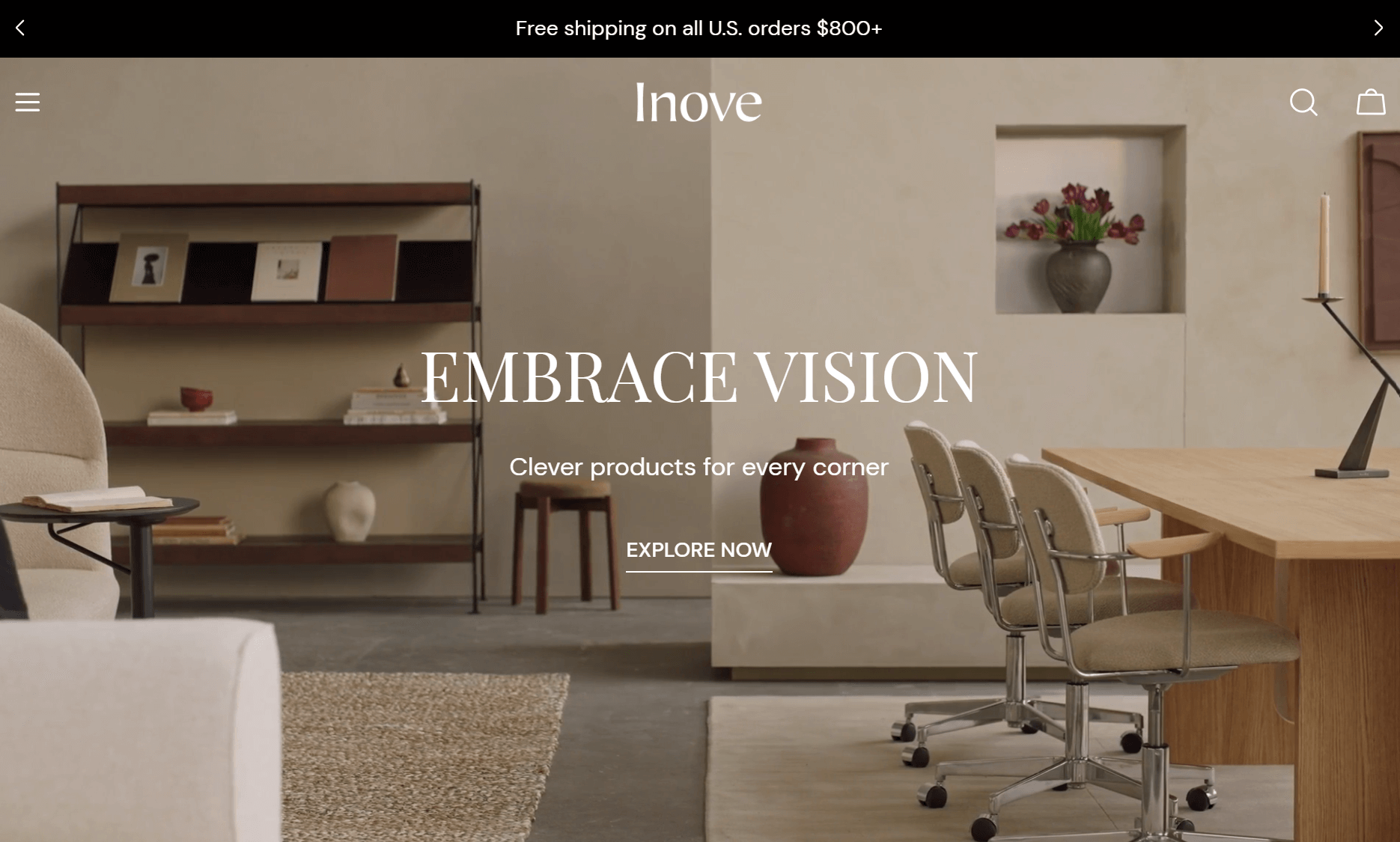Inove theme demo page