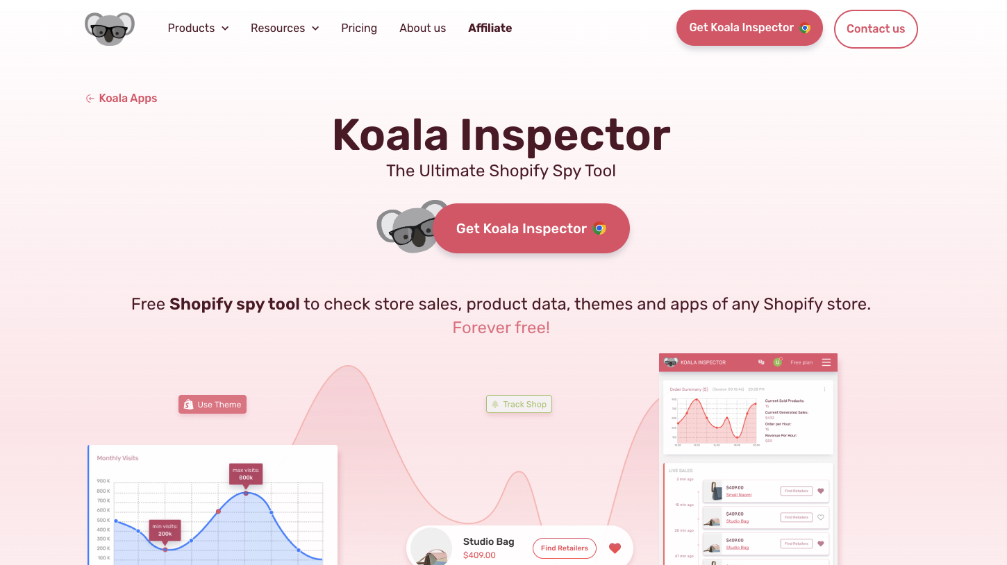 Koala Inspector homepage