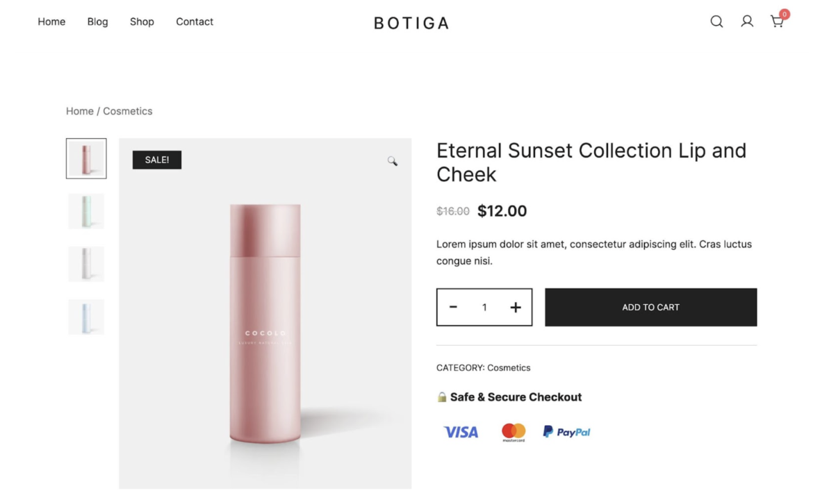 botiga theme