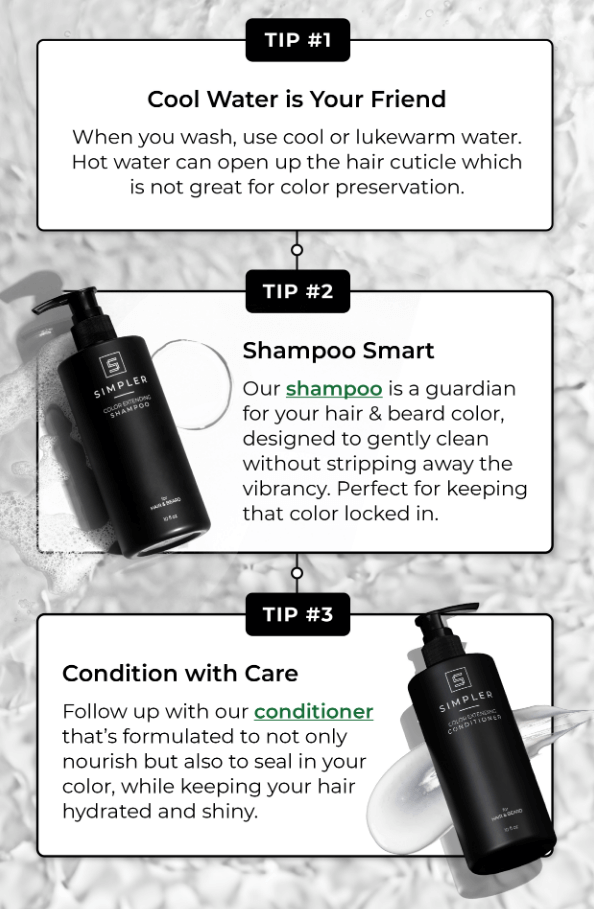 Simpler Hair Color automated education drip email example